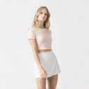 NICOLLE CROP TOP WOMEN CAMEO ROSE