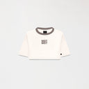 NOORA CROP TOP WOMEN WHITE ASPARAGUS
