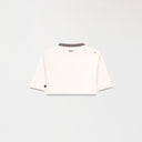 NOORA CROP TOP WOMEN WHITE ASPARAGUS