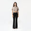 ROISIN CROP TOP WOMEN TAUPE GRAY