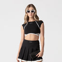 SAJAMA TOP WOMEN BLACK