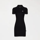 VESTIDO POLO NEGRO FRENTE - MONASTERY