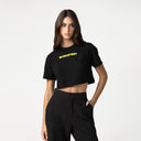 SICHUAN CROP TOP WOMEN BLACK