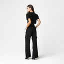 SICHUAN CROP TOP WOMEN BLACK
