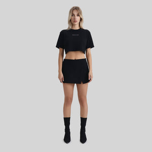 SIERRA CROP TOP BLACK | Monastery Couture