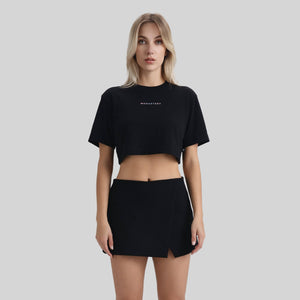 SIERRA CROP TOP BLACK | Monastery Couture