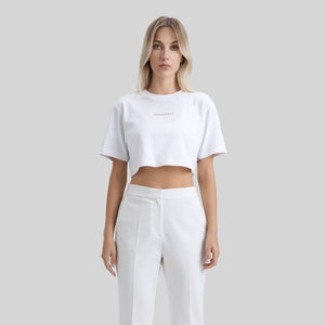 SIERRA CROP TOP WHITE | Monastery Couture