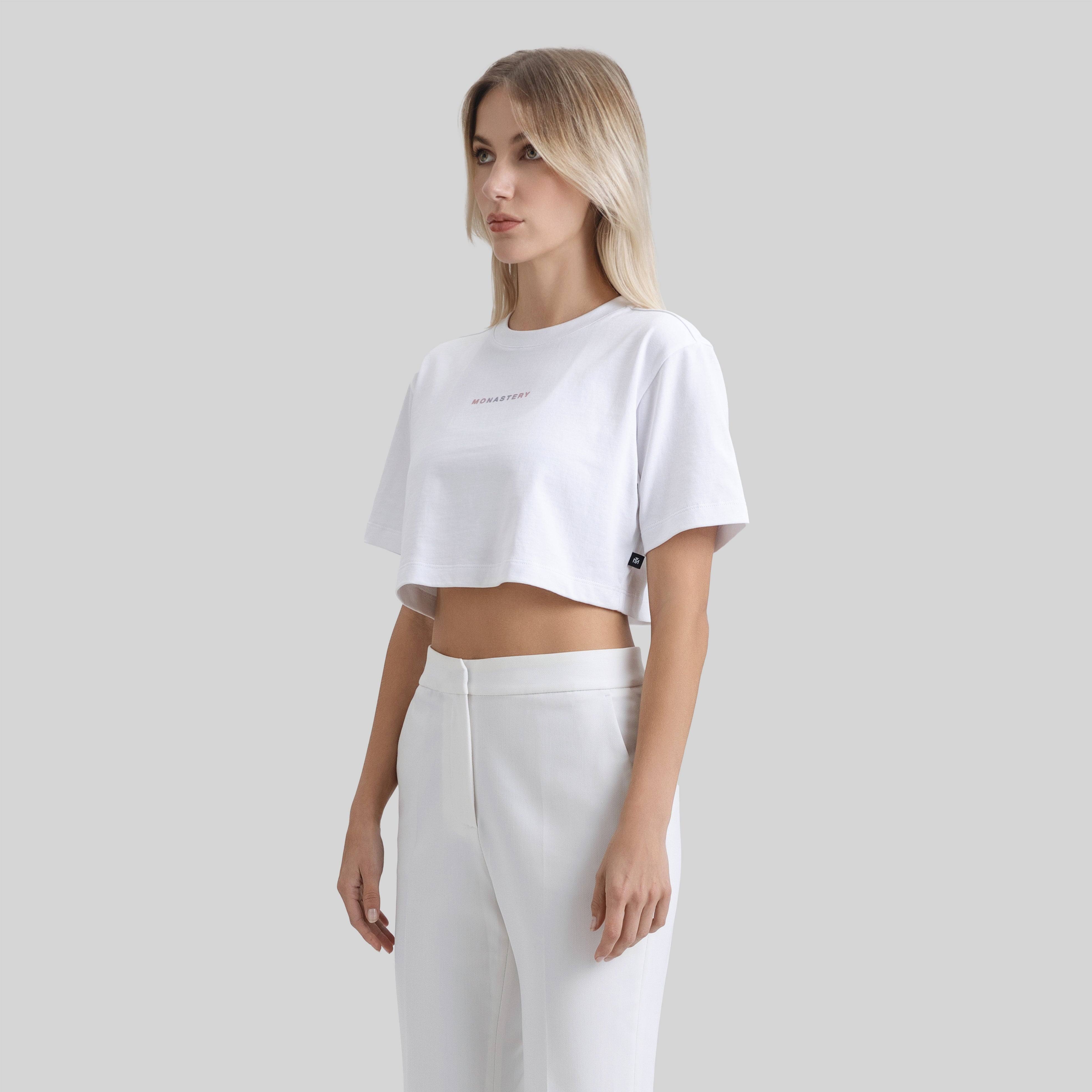 SIERRA CROP TOP WHITE | Monastery Couture