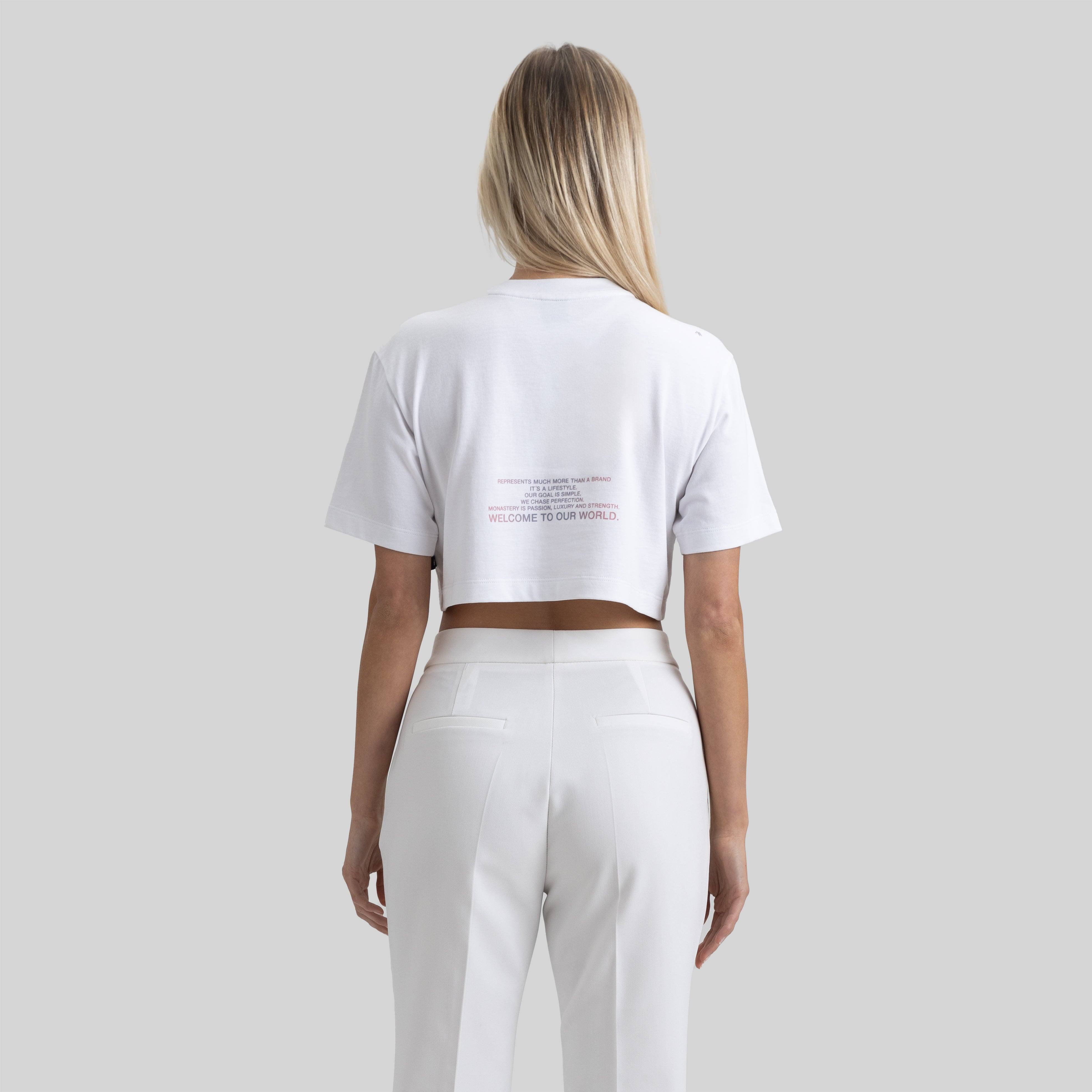 SIERRA CROP TOP WHITE | Monastery Couture