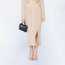 SOSIE KNITTED SKIRT WOMEN WARM TAE