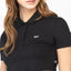 SUTTON POLO CROP TOP WOMEN BLACK