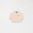 CAMISETA CORTA SUTTON BEIGE FRENTE - MONASTERY