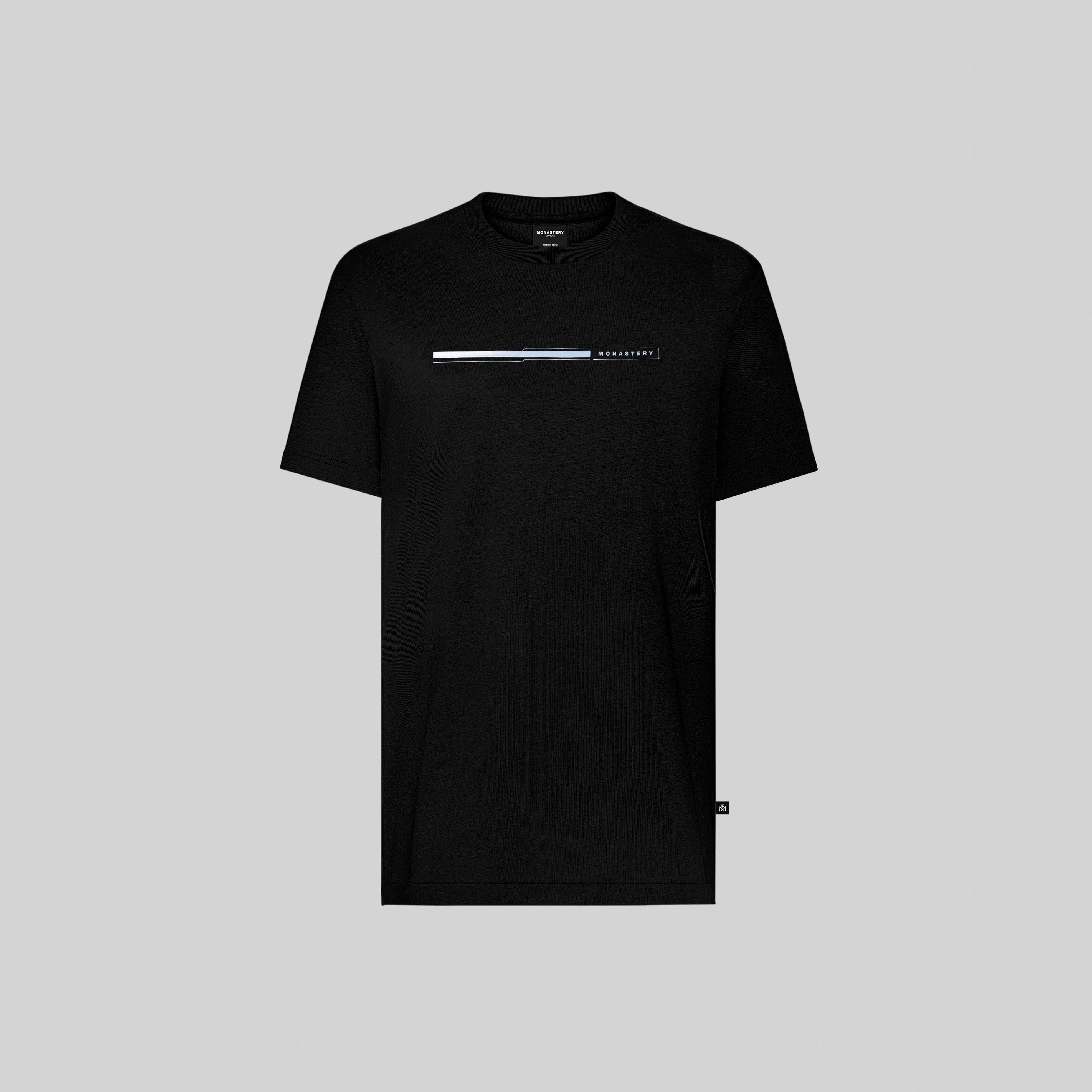 AYRTON T-SHIRT MEN BLACK | Monastery Couture