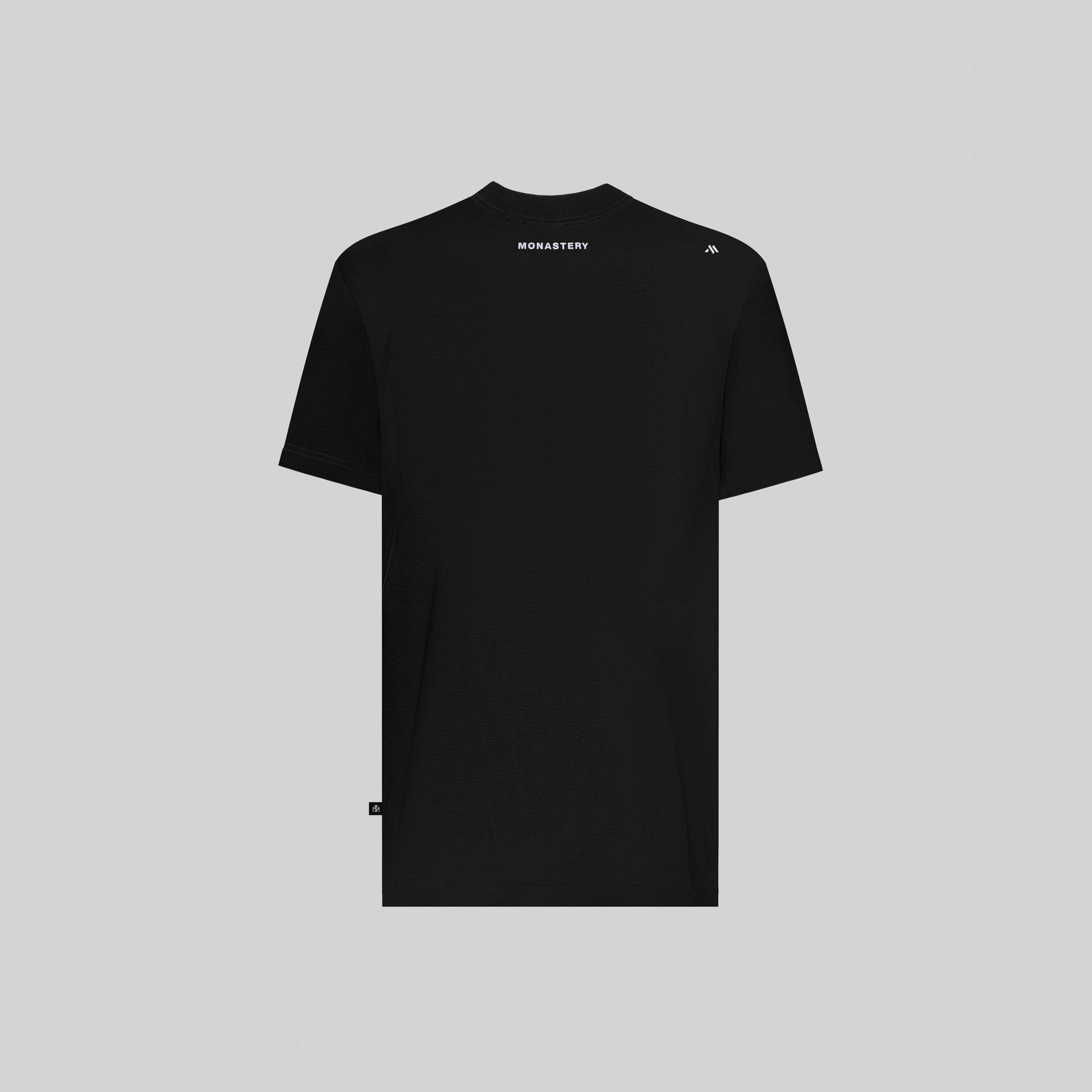 AYRTON T-SHIRT MEN BLACK | Monastery Couture