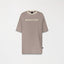 WARMBLOOD T-SHIRT OVERSIZEDD MEN TAUPE GRAY