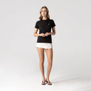 XIAYU T-SHIRT WOMEN BLACK