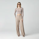 CHAVAN TOP WOMEN SIMPLY TAUPE - Monastery | Tienda Oficial Colombia
