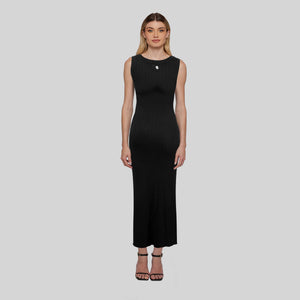 DRESS KNIT WOMEN LANCIA BLACK