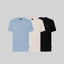 PITS PACK T-SHIRT MEN REGULAR BLACK - MOONBEAM - FADED DENIM