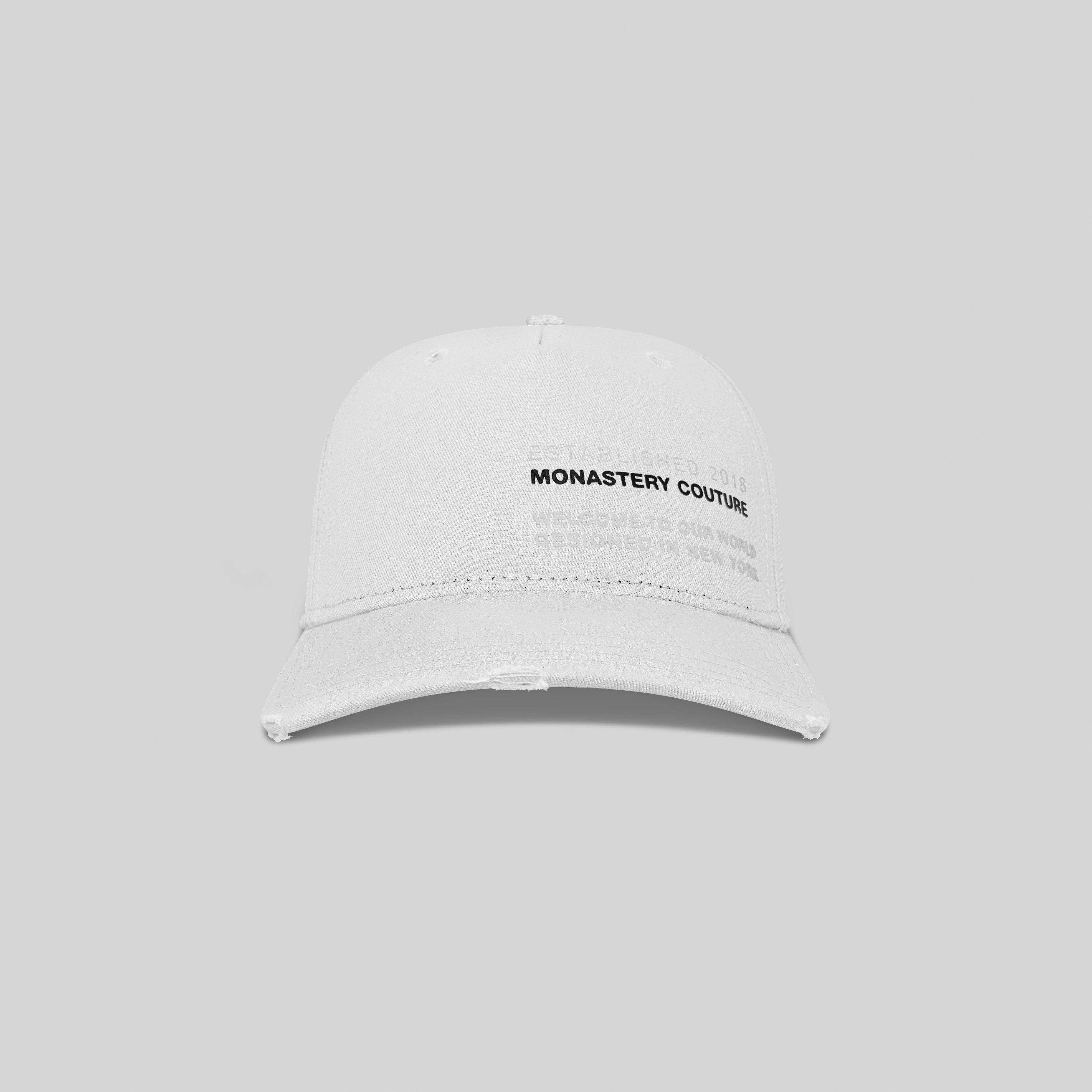 ABYDOS WHITE CAP | Monastery Couture