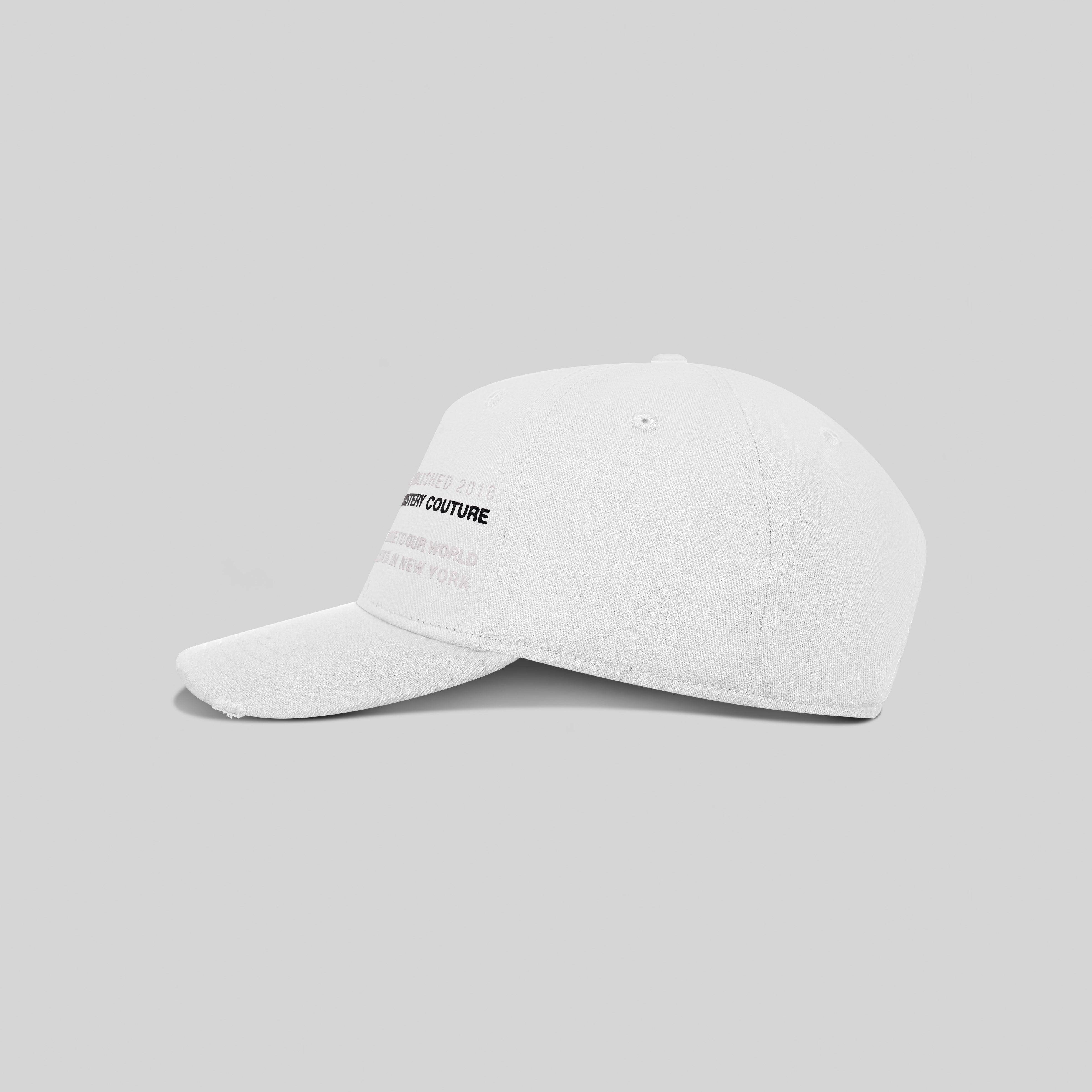 ABYDOS WHITE CAP | Monastery Couture