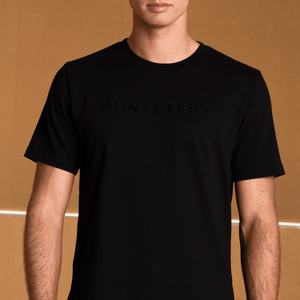 ACAD BLACK T-SHIRT | Monastery Couture