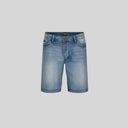 ALASIA BLUE DENIM SHORT | Monastery Couture