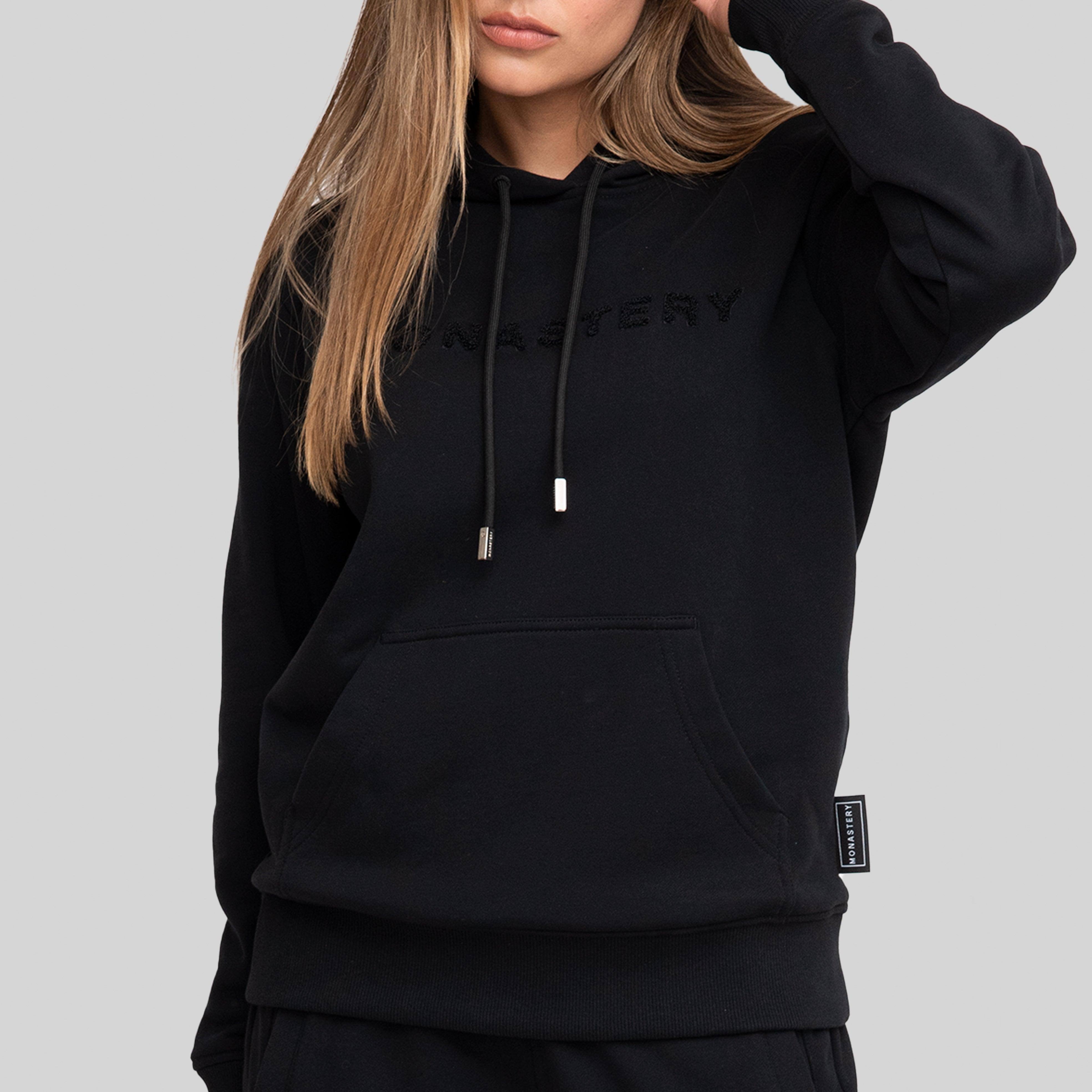 ASTRA BLACK HOODIE | Monastery Couture