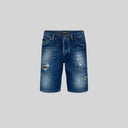 ASTROPHEL BLUE DENIM SHORT - Monastery
