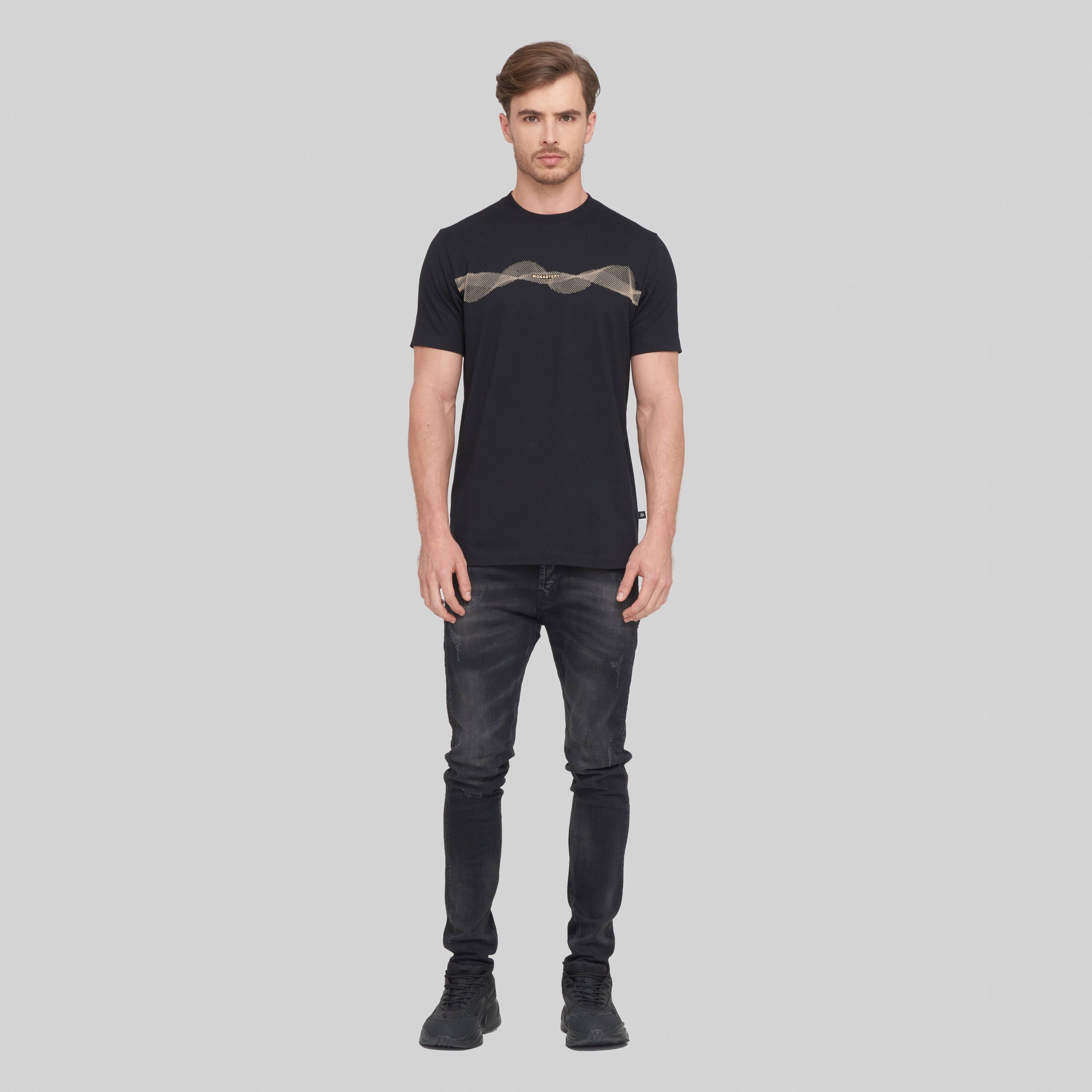 BAIKAL BLACK T-SHIRT | Monastery Couture