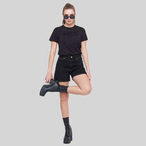 BARSINE BLACK T-SHIRT | Monastery Couture