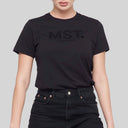 BARSINE BLACK T-SHIRT | Monastery Couture