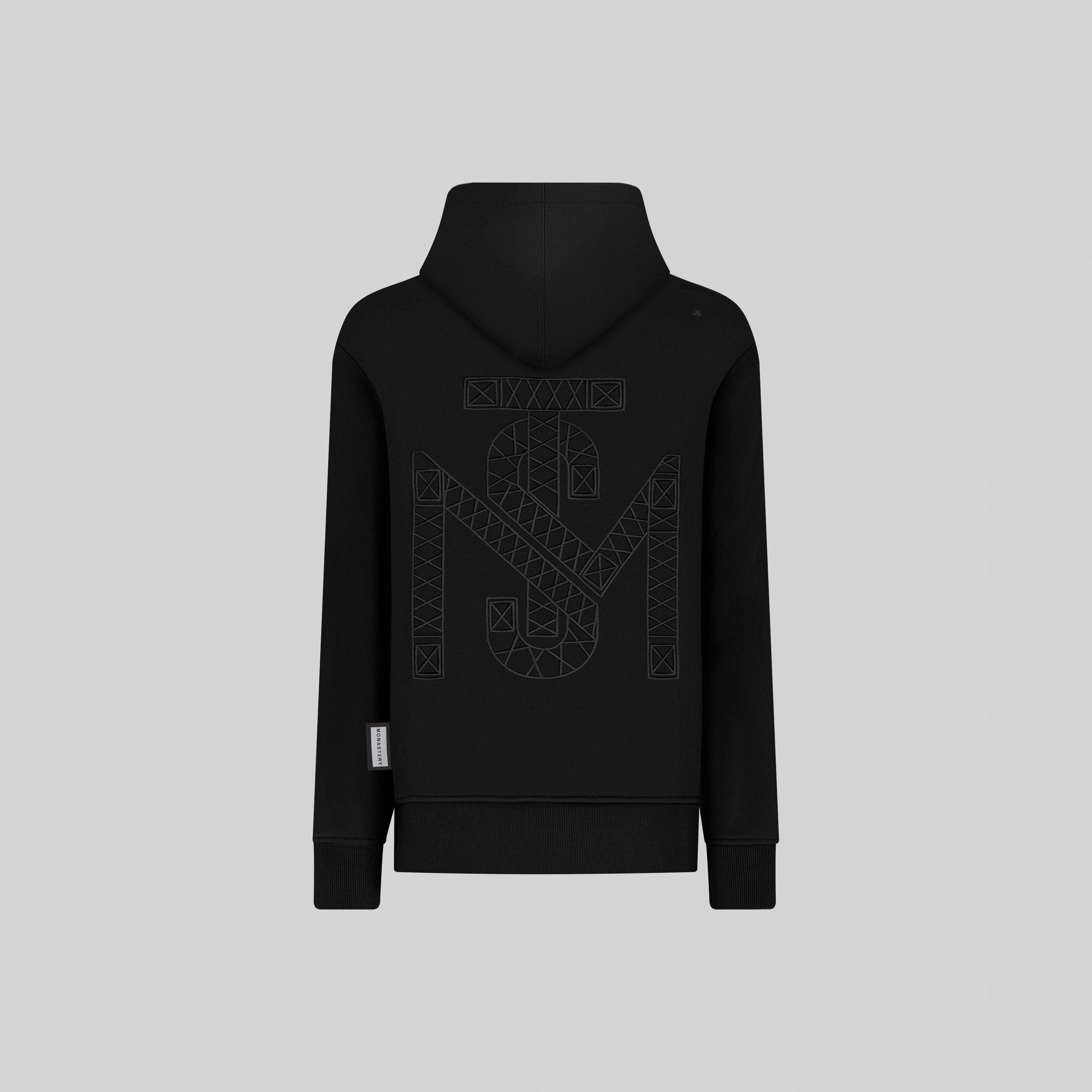 CASANDRO BLACK HOODIE | Monastery Couture