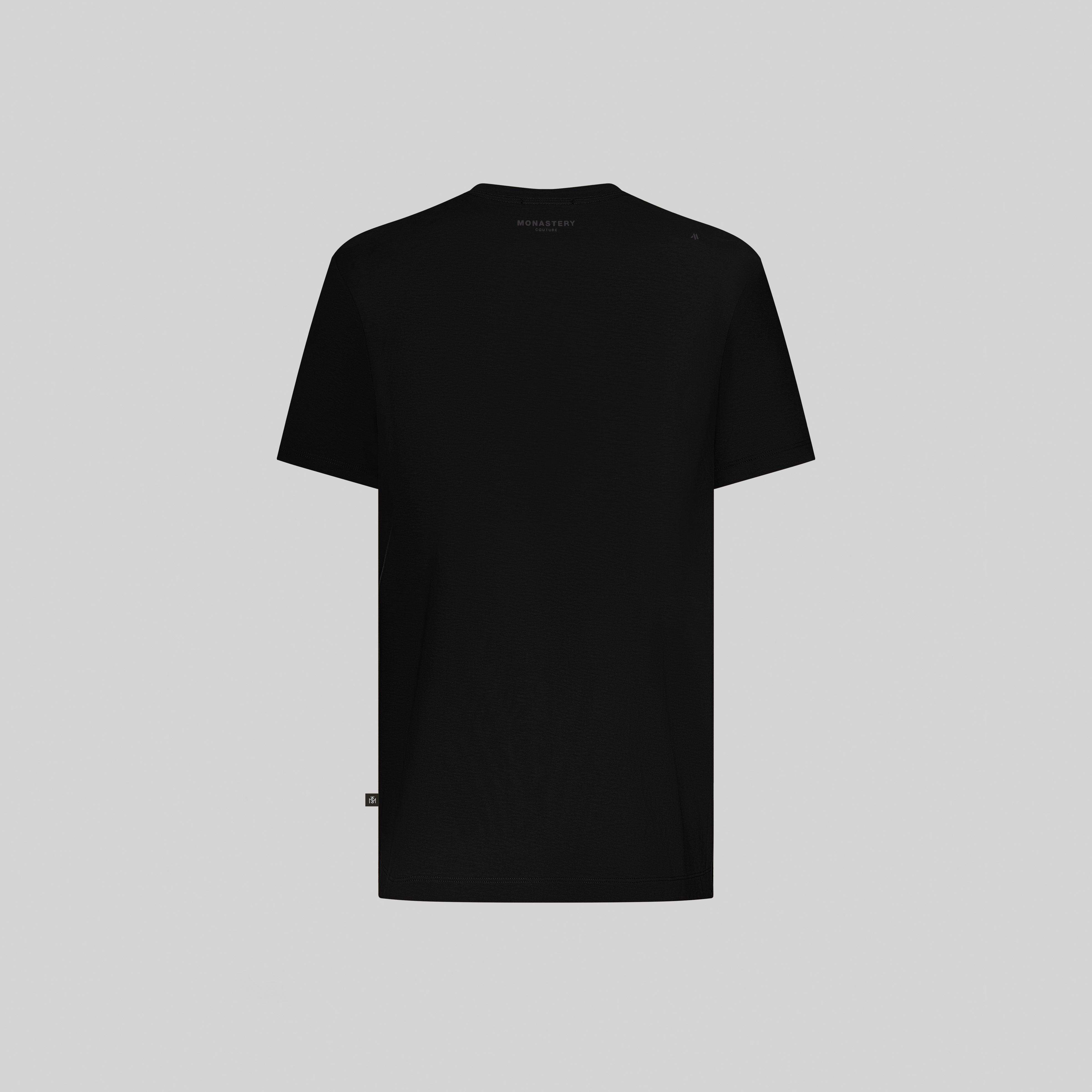 EYRE BLACK T-SHIRT | Monastery Couture