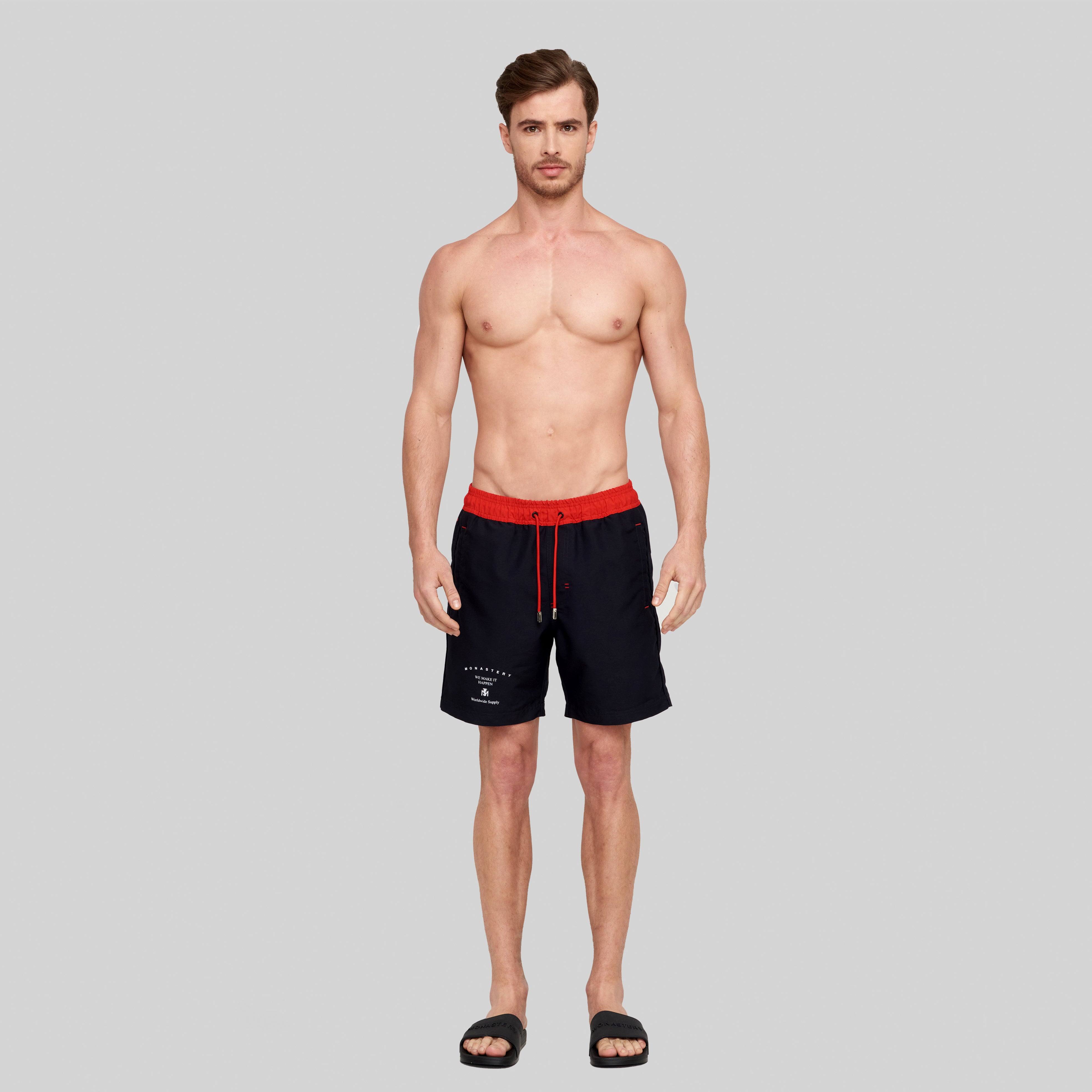 FENIX NAVY SWIM SHORT | Monastery Couture