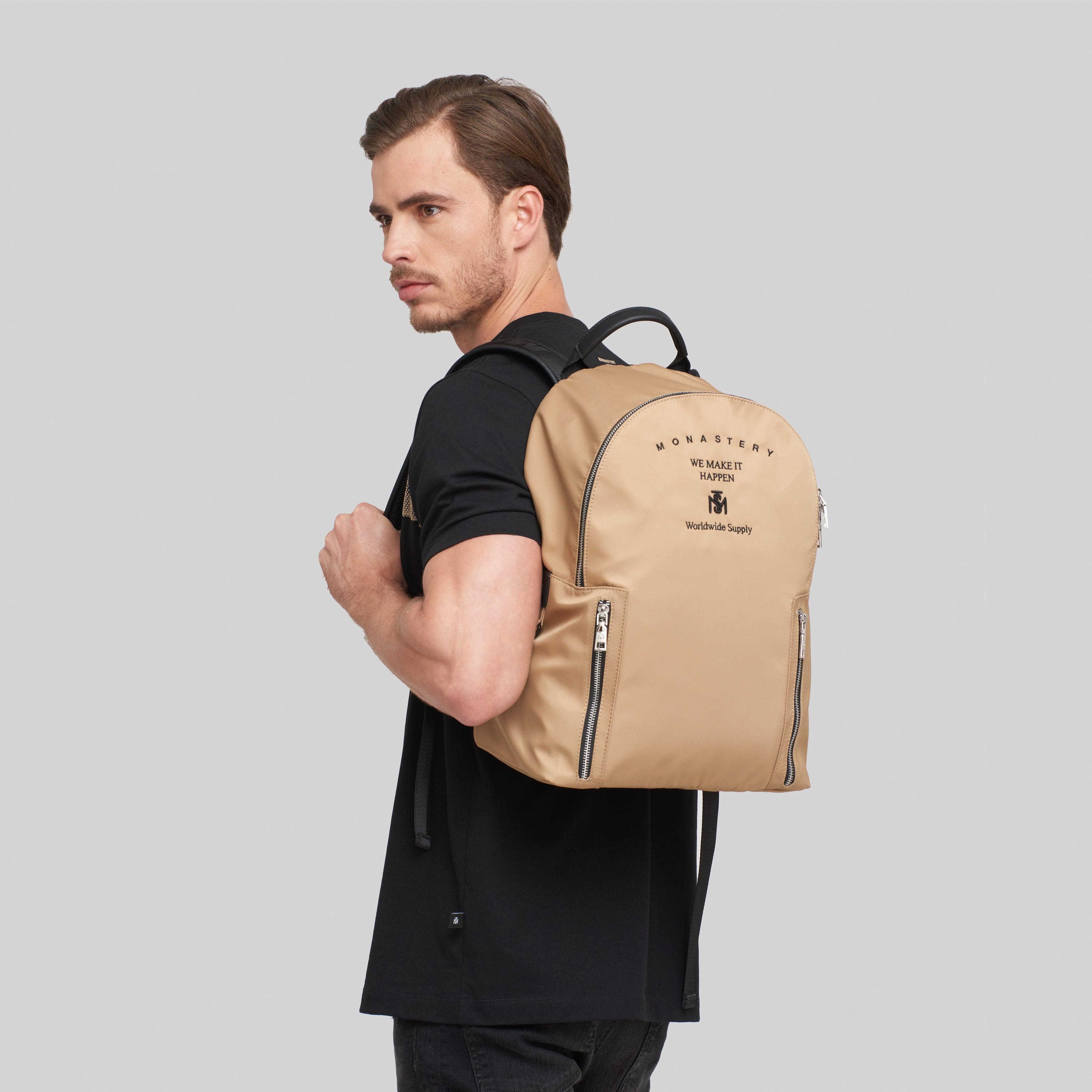 HANS CAMEL BACKPACK | Monastery Couture