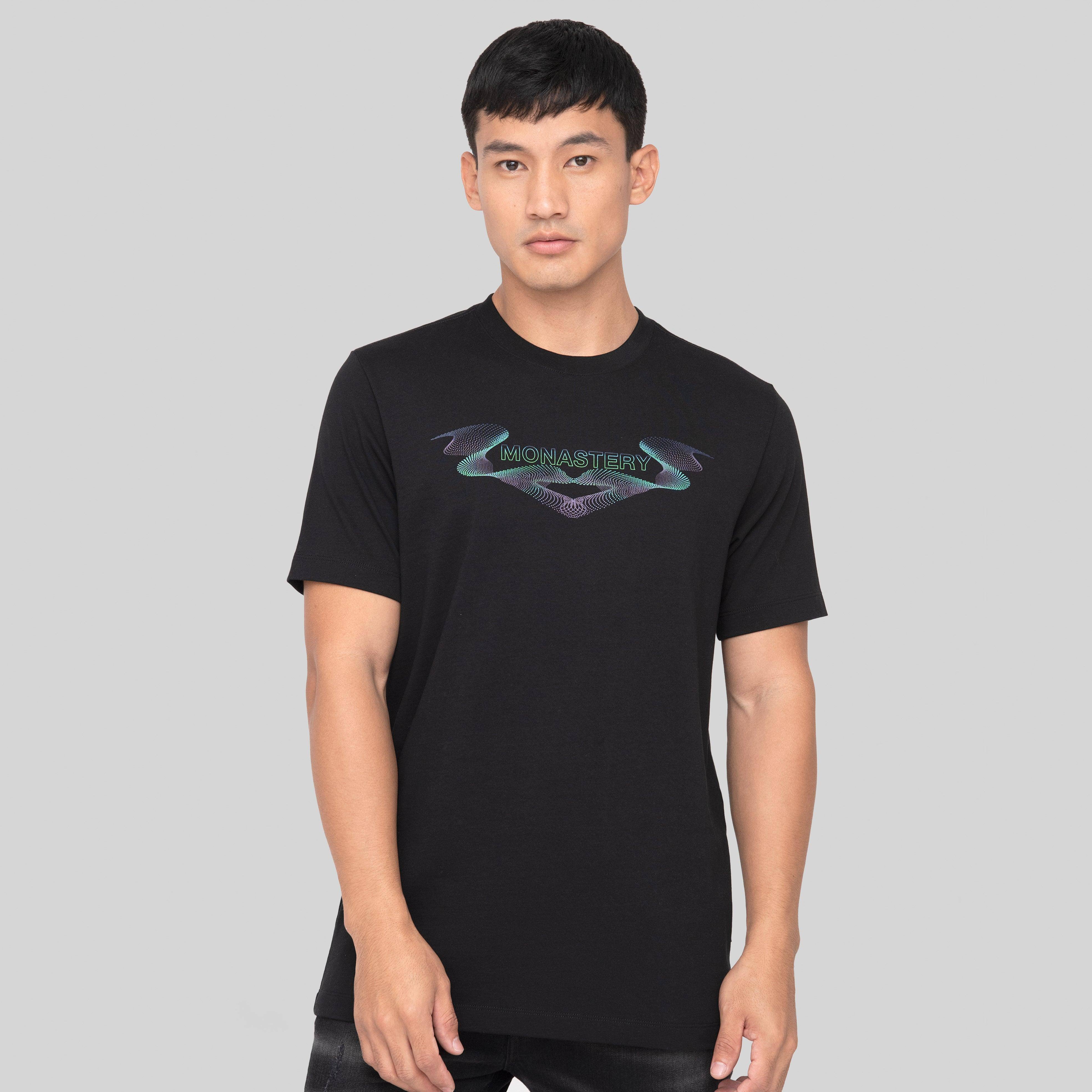 INDUS BLACK T-SHIRT | Monastery Couture