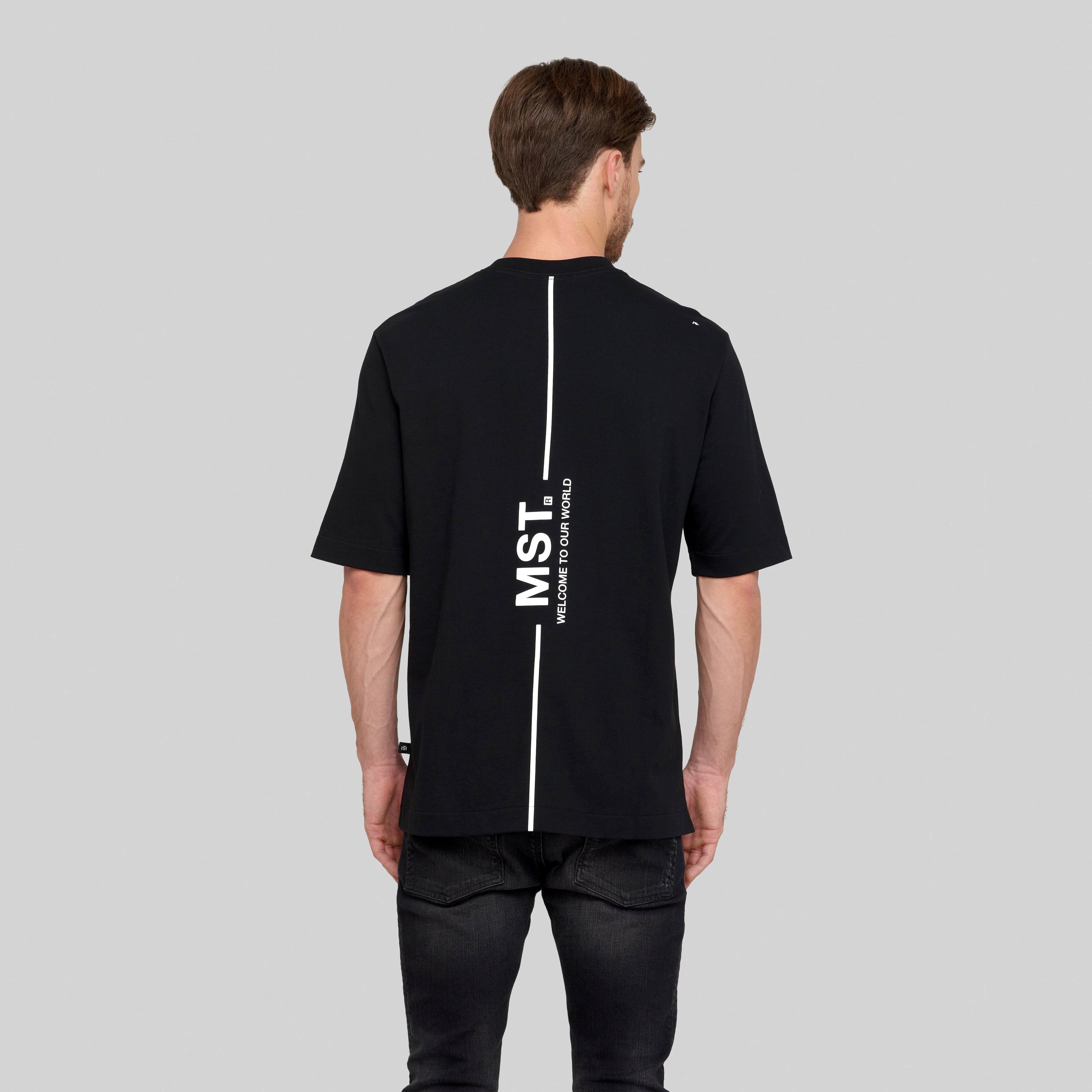 ISHA BLACK T-SHIRT OVERSIZE | Monastery Couture