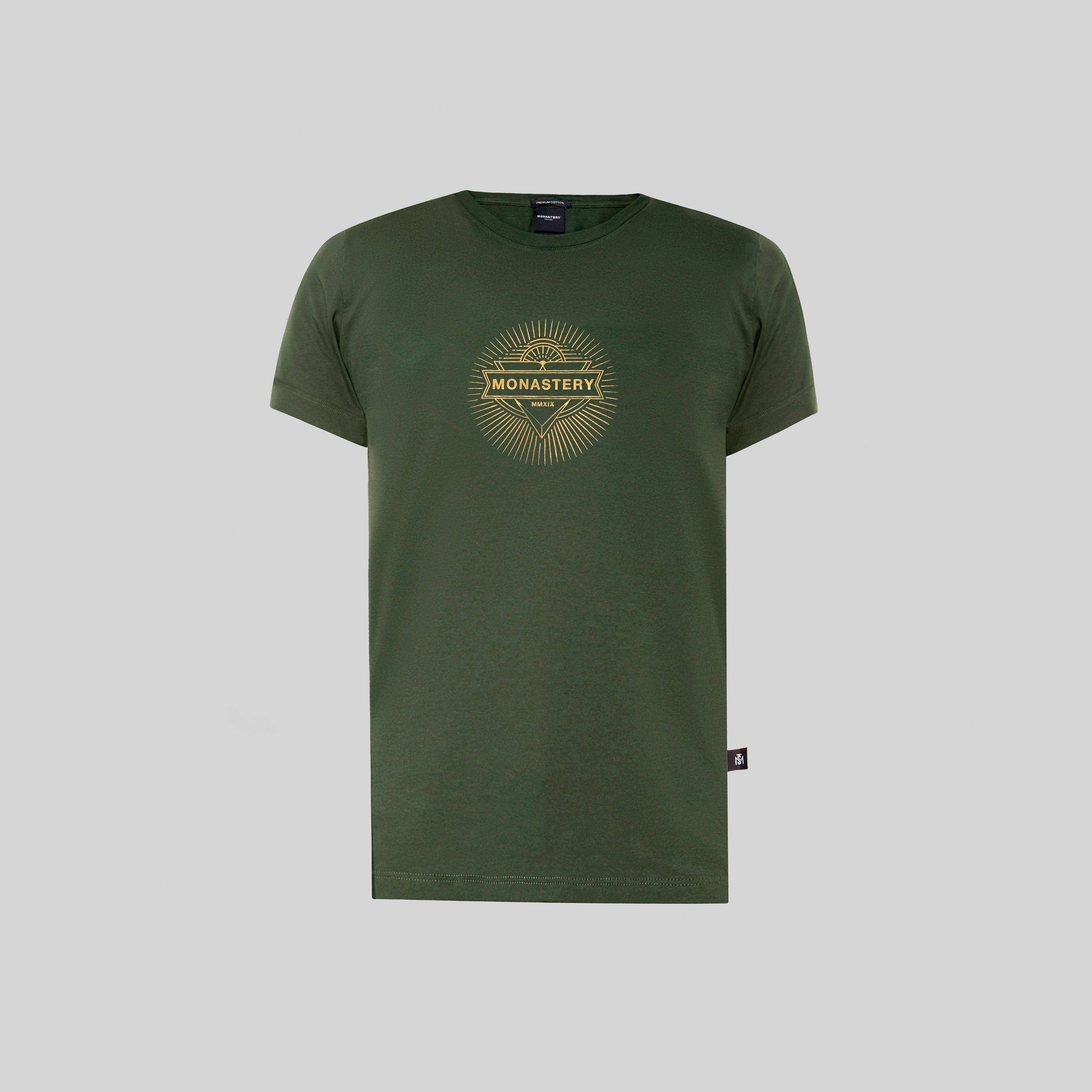 LESSIO T-SHIRT GREEN | Monastery Couture