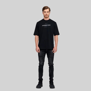 LOGAN BLACK T-SHIRT OVERSIZE | Monastery Couture