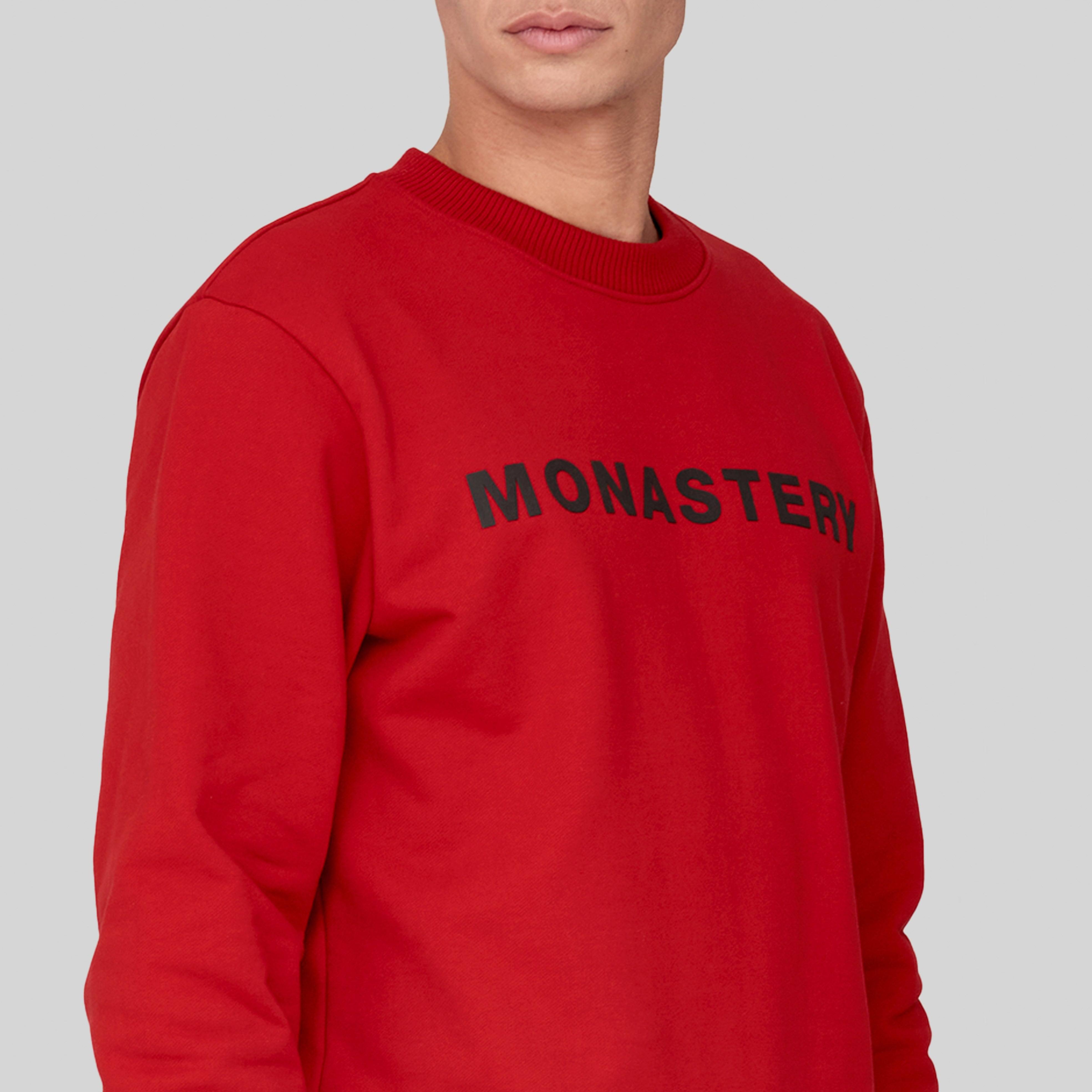 MILETO RED SWEATSHIRTS | Monastery Couture