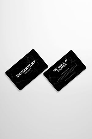 MONASTERY GIFT E-CARD | Monastery Couture