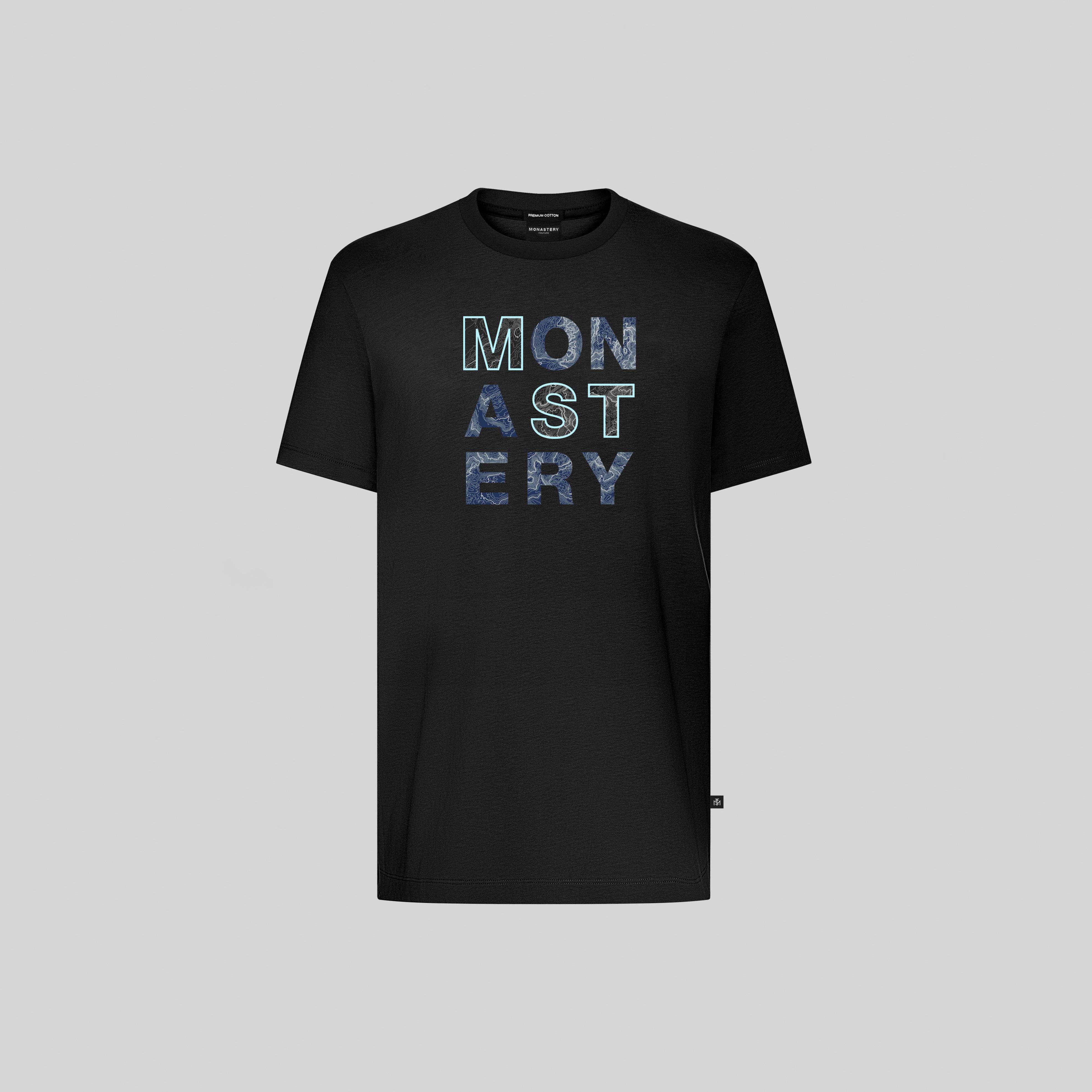 OLIMPICO BLACK T-SHIRT | Monastery Couture