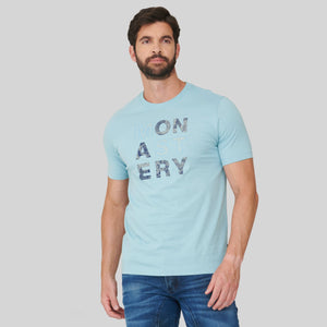 OLIMPICO BLUE T-SHIRT | Monastery Couture
