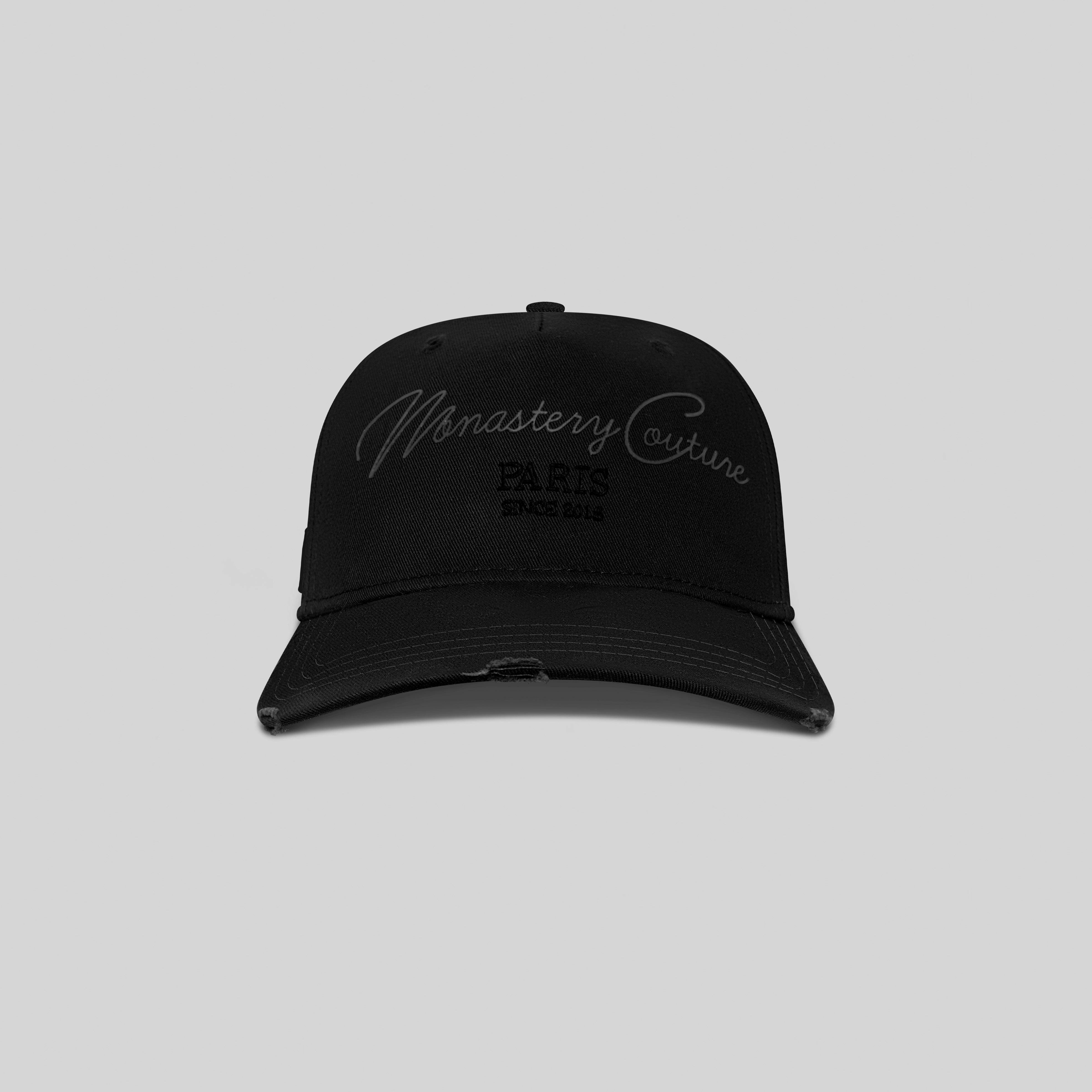 PARIS BLACK CAP | Monastery Couture