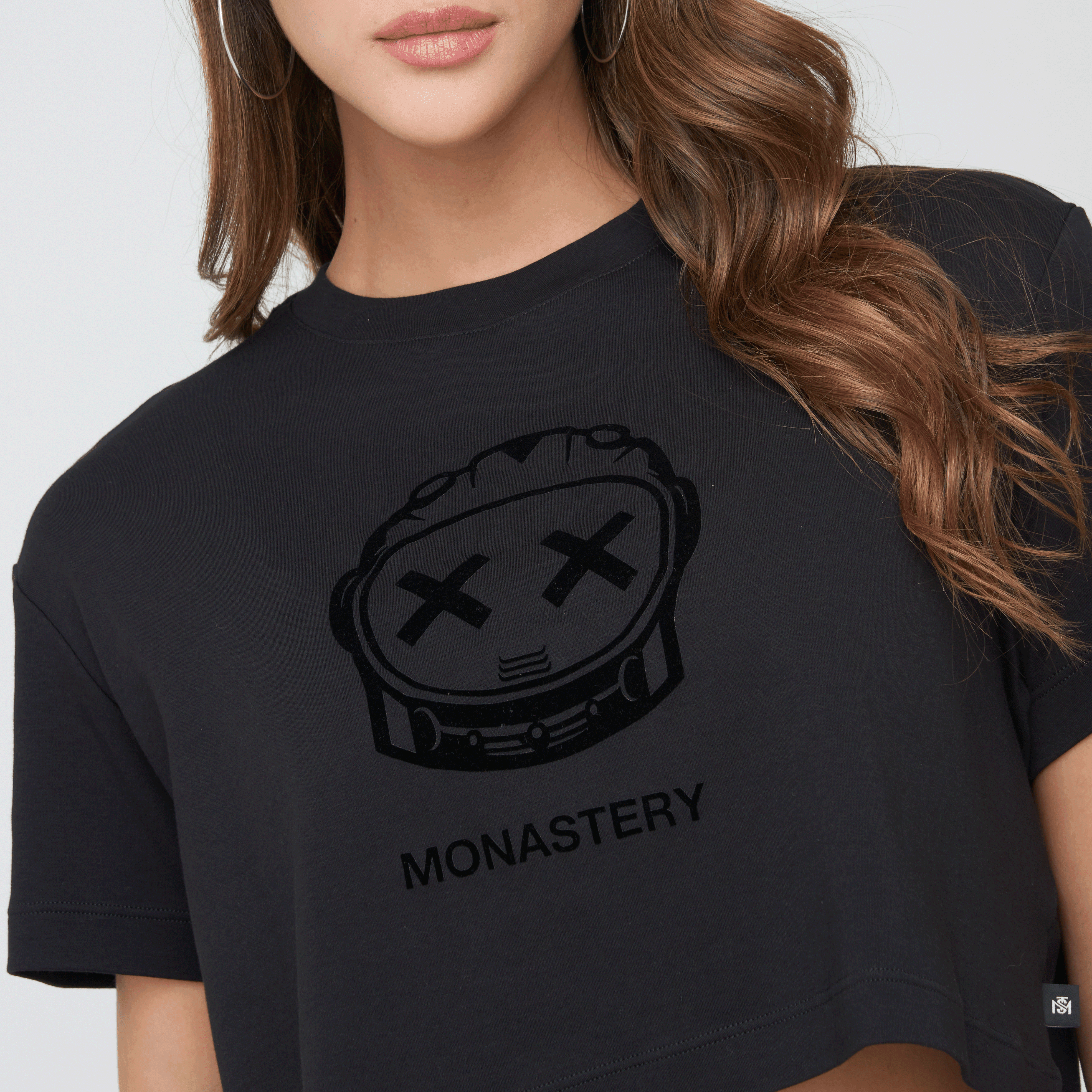 ULLAIS BLACK TOP OVERSIZE | Monastery Couture