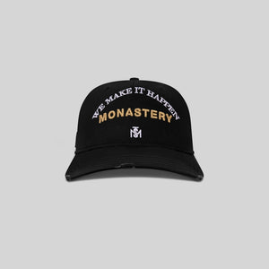 VIESCA BLACK CAP | Monastery Couture